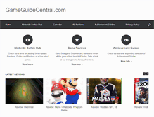 Tablet Screenshot of gameguidecentral.com